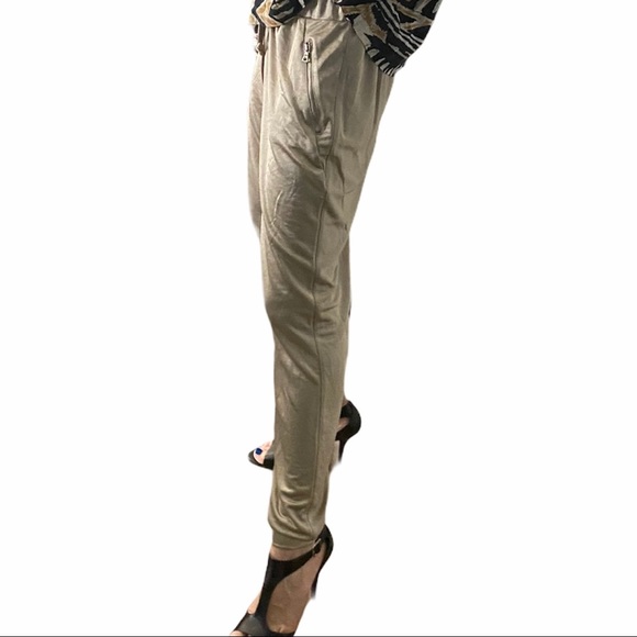 Robert Rodriguez Brushed Gold Joggers